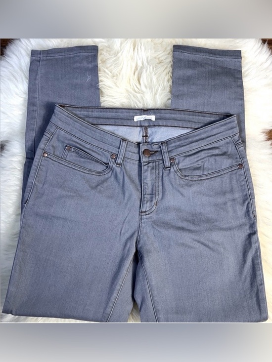 Eileen Fisher Denim - Eileen Fisher Light Grey Organic Stretch Jeans, Size 8
